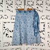 Blockprint Wrap Skirt - Knee Length