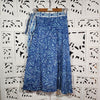 Blockprint Wrap Skirt - Midi