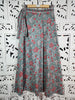 Blockprint Wrap Skirt - Maxi