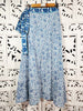 Blockprint Wrap Skirt - Maxi