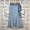 Blockprint Wrap Skirt - Midi