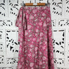 Blockprint Wrap Skirt - Maxi
