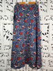 Blockprint Wrap Skirt - Maxi